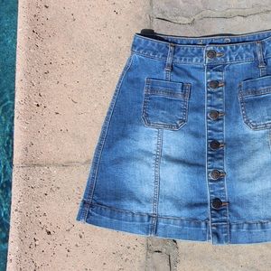 Denim skirt